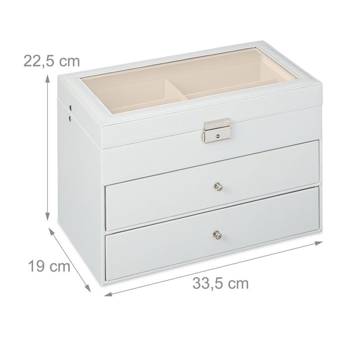 Стильна коробка для окулярів Relaxdays на 18 пар