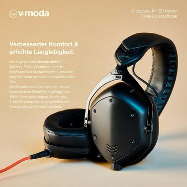 Шумоізоляційні навушники-вкладиші V-MODA Crossfade M-100 Master чорний