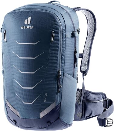 Велосипедний рюкзак deuter Unisex Flyt 20 із протектором (1 упаковка) (20 довгих, військово-морський флот)