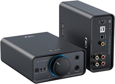 Підсилювач для навушників FiiO K7 HiFi DAC, AK4493S*2, XMOS XU208, PCM384kHz DSD256, USB/оптичний/коаксіальний/RCA