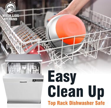 Набір міксерів BEWOS 7 шт. з кришкою, нержавіюча сталь, різні розміри (0.7-4.5 Qt)