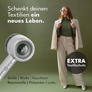 LEBENLANG Преміум Фурмінатор Електричний з LED дисплеєм та ліхтариком - 4000mAh, 5 режимів, 3,5 години роботи, видалення ворсу з одягу