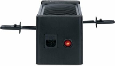 Wëasy Raclette 2-in-1: гриль та фондю, антипригарне покриття, для 4 осіб, збірний, чорний