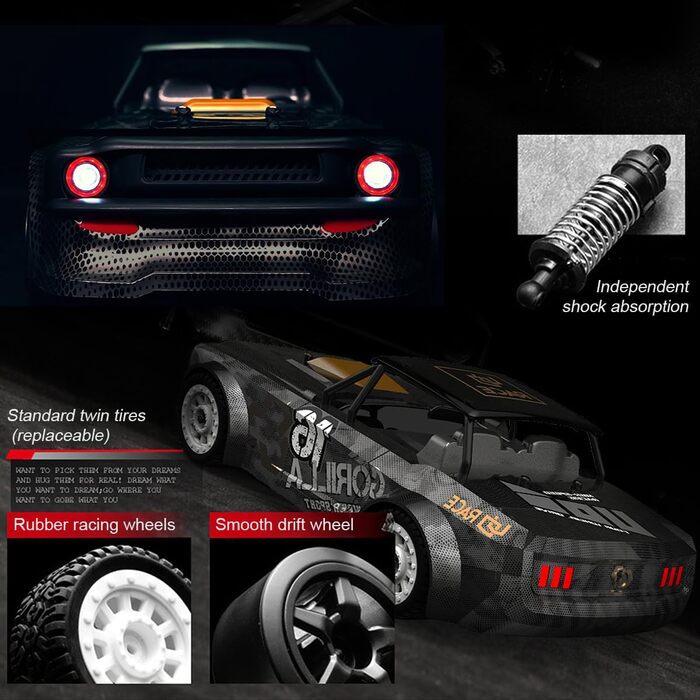 RC Автомобіль Fisca SG-1604 1/16 4WD Drift, 2.4GHz, 20км/год, Позашляховик Баггі