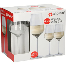 Келих для вина Alpina - 37cl-біле вино - 6 шт.