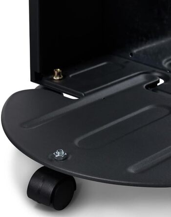 Газова додаткова піч Favex 8630047 – готова до використання з шлангом та редуктором – інфрачервовий керамічний нагрівач – 3 режими потужності до 40 м² – сталь, чорний колір