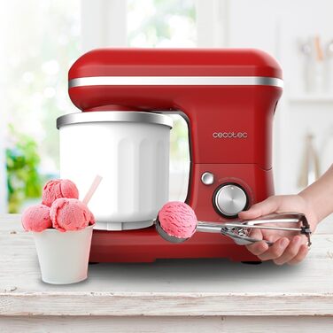 Міксер Cecotec Cecomixer Merengue 5L 1200W: 6 швидкостей, нержавіюча чаша 5л, 5 функцій + збирання морозива