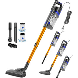 Потужний пилосос Con XL-606-60: 60KPa, 680W, 7м, 800мл, для твердих поверхонь, помаранчевий