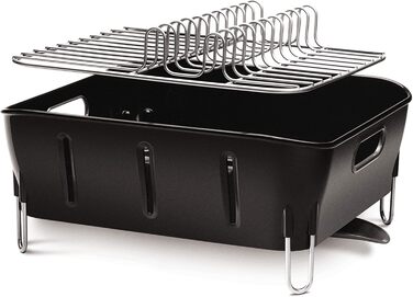 Сушарка для посуду Simplehuman KT1104 компактна, чорна, пластик, гарантія 5 років