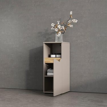 Шафа Livinity Bad Timavo біла з полицею, 60 x 67 см (Midischrank)