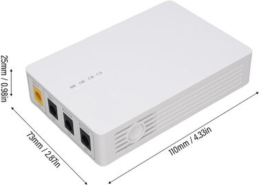 UPS FTVOGUE Mini - Джерело безперебійного живлення для роутера/модему з акумулятором 6000mAh, 2 роз'єми DC, захист від короткого замикання, для смартфонів/планшетів