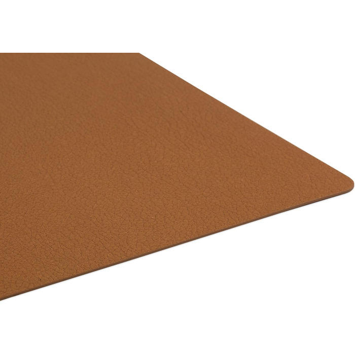 Набори серветок на стіл, 4 шт. – Екологічні, стабільні та нековзні – З високоякісної переробленої шкіри, Made in Germany (Bison)