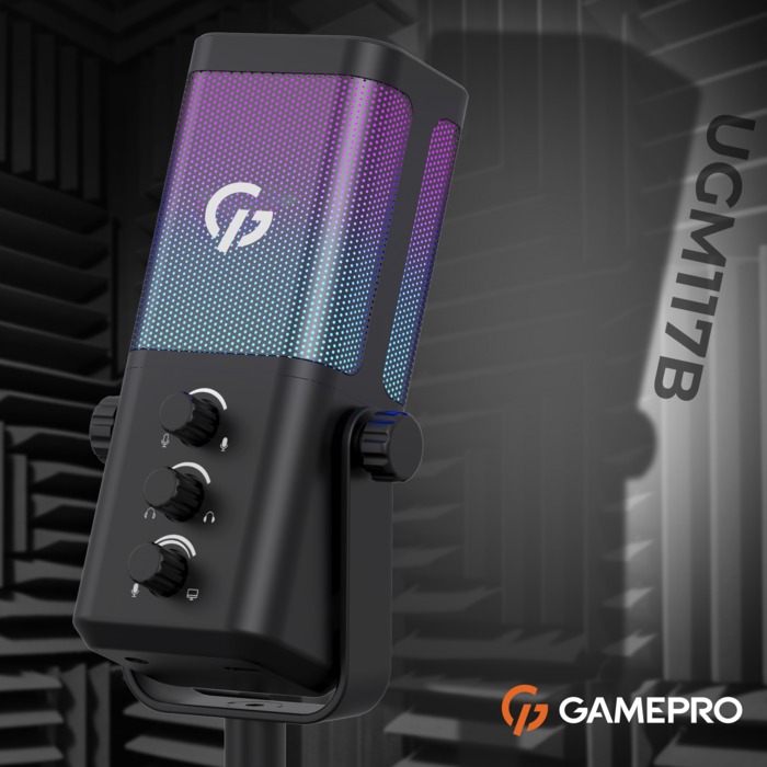 Конденсаторний USB мікрофон GamePro (UGM117B)