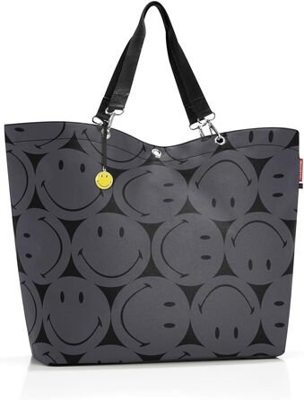 Сумка-шопер Reisenthel Shopper XL сірого кольору (Smiley Grey) – містка та стильна