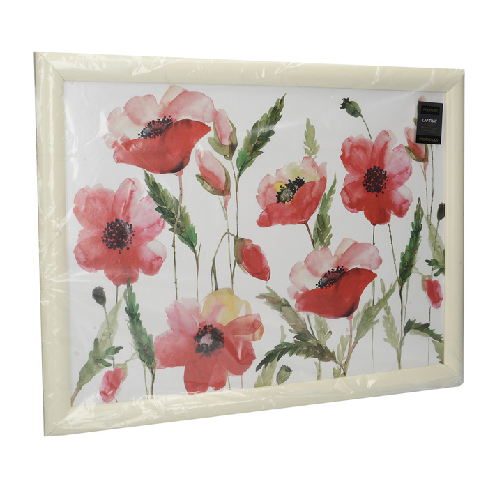 Піднос із підкладкою Kitchen Craft Poppies, 44 x 34 см