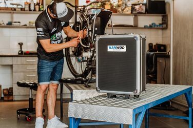 Набір інструментів KANWOD 1500 предметів в алюмінієвому кейсі на колесах - для дому, гаража, автосервісу та хобі