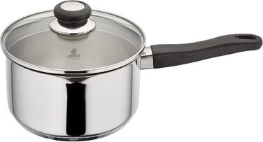 Набір каструль Judge Vista з нержавіючої сталі, 16/18/20 см, з кришкою-ситом та антипригарним покриттям, для індукційних плит, сумісний з духовкою