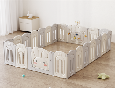 Дитячий манеж Mealux Roger White/Grey (арт. KD-C071 White/Grey)