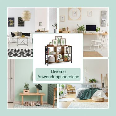 Індустріальна полиця Relaxdays з 6 секціями