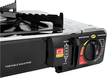 IMEX Camping: Газовий набір для приготування їжі з 16 балончиками в кейсі – ідеальний для кемпінгу, пікніків, барбекю та подорожей на природу