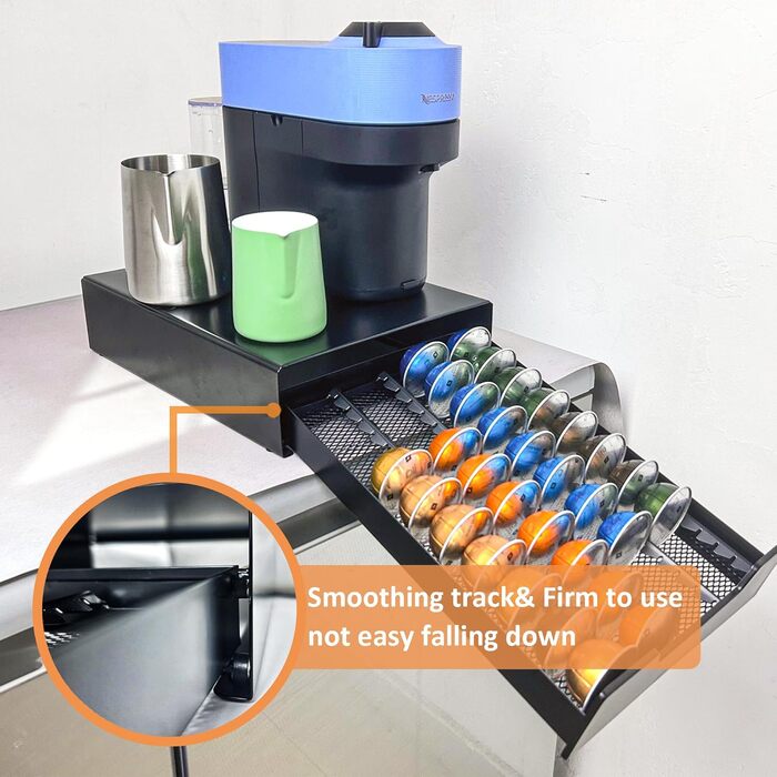 Організатор для капсул кави Nespresso Vertuo та Dolce Gusto, вміщує до 40 капсул