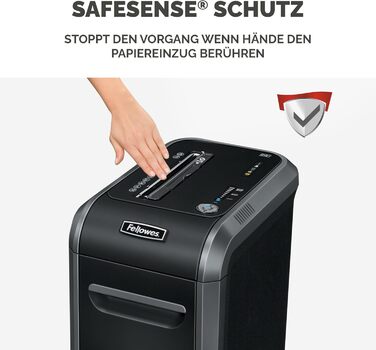 Fellowes Aktenvernichter High Security P5: Шредер для офісу, Microcut, 30л кошик, 2000 частинок/лист