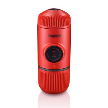 WACACO Nanopresso - портативна кавомашина для еспресо, 18 Bar, ручне керування, для подорожей, червона
