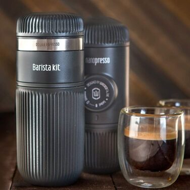 WACACO Nanopresso Barista Kit: аксесуари для портативної кавомашини, подвійний еспресо, Lungo