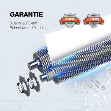 Шредер Aktenvernichter SuperSilent PS500-15A: тихий, 6 листів, A4, P-4, DSGVO