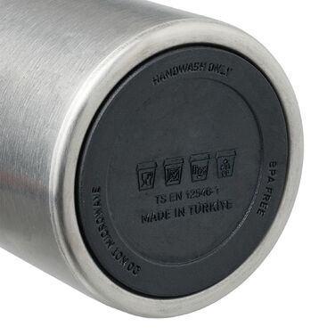 Фляга Relaxdays з нержавіючої сталі об'ємом 300 мл з кришкою-чашкою