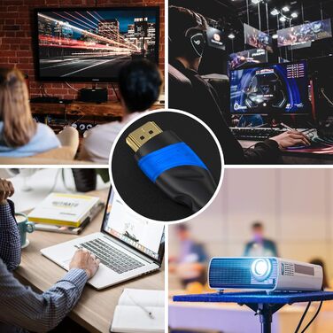 Кріплення для монітора PureMounts® для 1 монітора, регульоване по висоті, нахиляється, повертається, чорне, з HDMI кабелем 3-4K