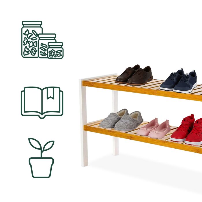 Стелаж для взуття Relaxdays з бамбука