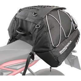 Розширювана задня сумка BAIGIO Мотоциклетна сумка 35-50 л Сумка для сидіння мотоцикла Водонепроникна мотоциклетна сумка Багажна сумка Задня сумка для багажу