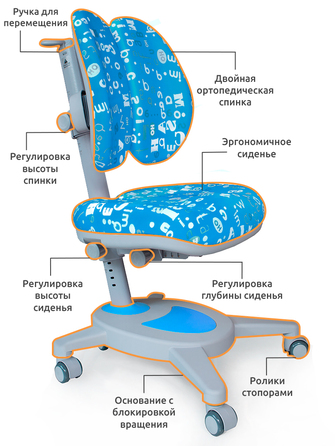 Крісло Mealux Onyx Duo ABK (арт.Y-115 ABK)
