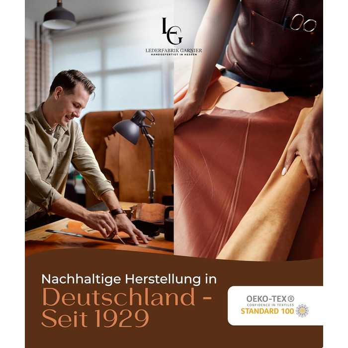 Набори серветок Garnier® з еко-шкіри, 4 шт. – миючі, стійкі, з антиковзаючою поверхнею – з екологічної переробленої шкіри, Made in Germany (круглі, чорні)
