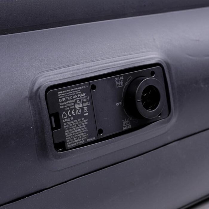 Надувний матрац-ліжко AVENLI для 2 осіб, 203x152x46 см, з інтегрованою помпою, флаокована поверхня, для дому та кемпінгу