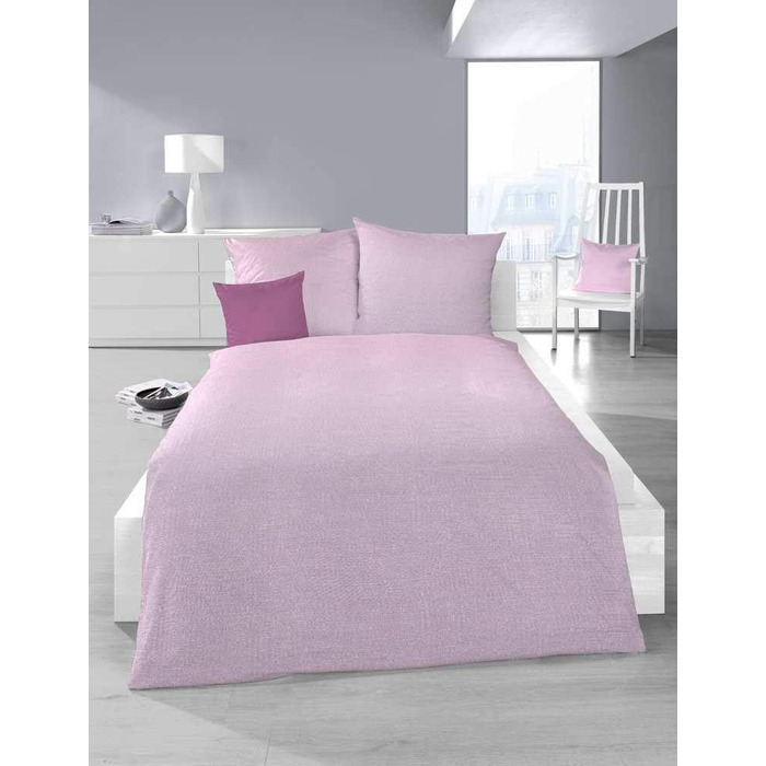 Постільна білизна Schlafgut Mako-Satin Select 398 перлинно-рожевий - 135 х 200 135х200 см 80х80 см рожевий