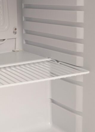 Ретро міні-холодильник 50 Gold, 48L, кремовий, з регульованою полицею, енергозберігаючий, 50x44x49,8 см