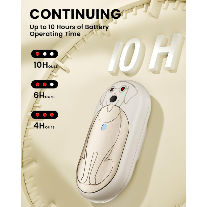 Електричний грієчка для рук Miaton 6000mAh - багаторазовий, портативний нагрівач для рук, кемпінг, подарунок