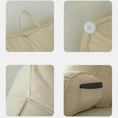 Подушка для читання Miaogoo, подушка для шиї, спинна подушка, зелена, для комфорту та розслаблення