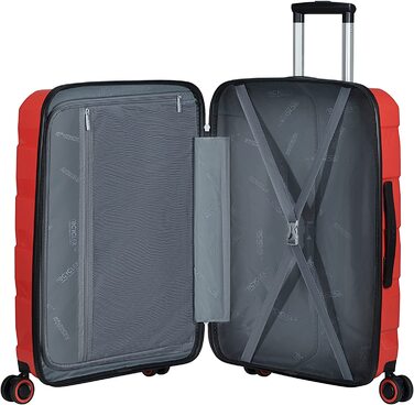 Валіза American Tourister Air Move Spinner L, 75 см, 93 л, Coral Red, M (66 см - 61 л)