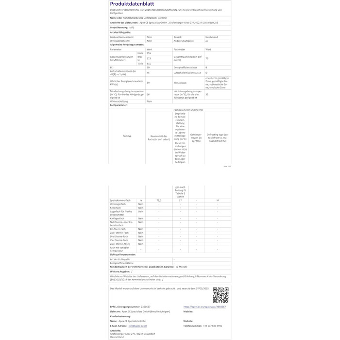 Автомобільний компресорний холодильник AAOBOSI з Wi-Fi, LED підсвіткою та колесами (-20°C/+20°C, 12/24V, 100-240V) для авто, кемпінгу, подорожей