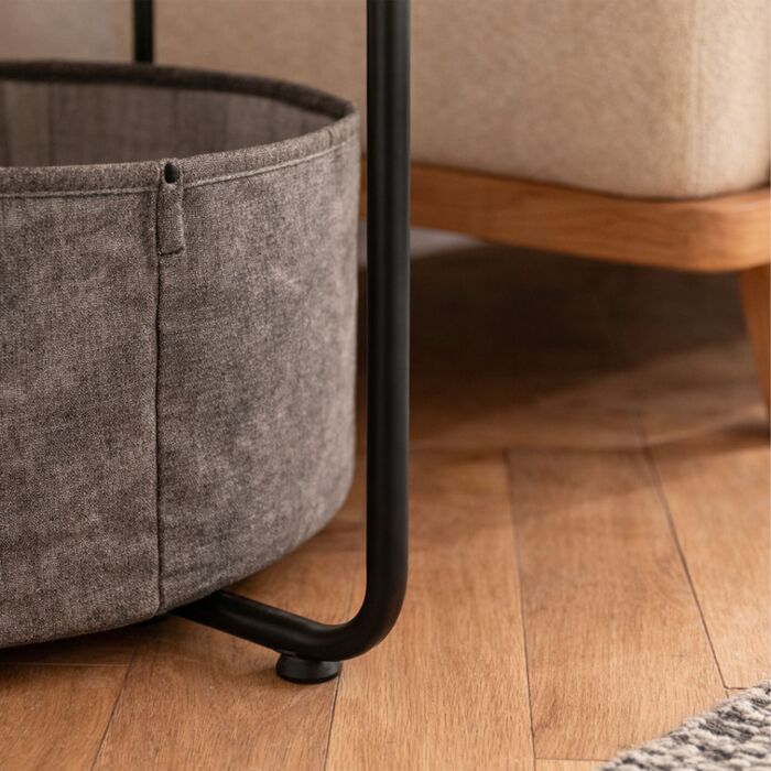 Relaxdays: Приставний столик з кошиком