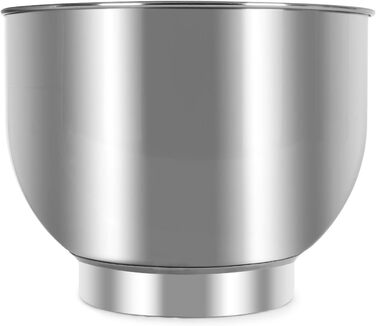 Кухонна машина Klarstein Bella Argentea: 5.2 л, 1300 Вт, 6 швидкостей, чаша з нержавіючої сталі