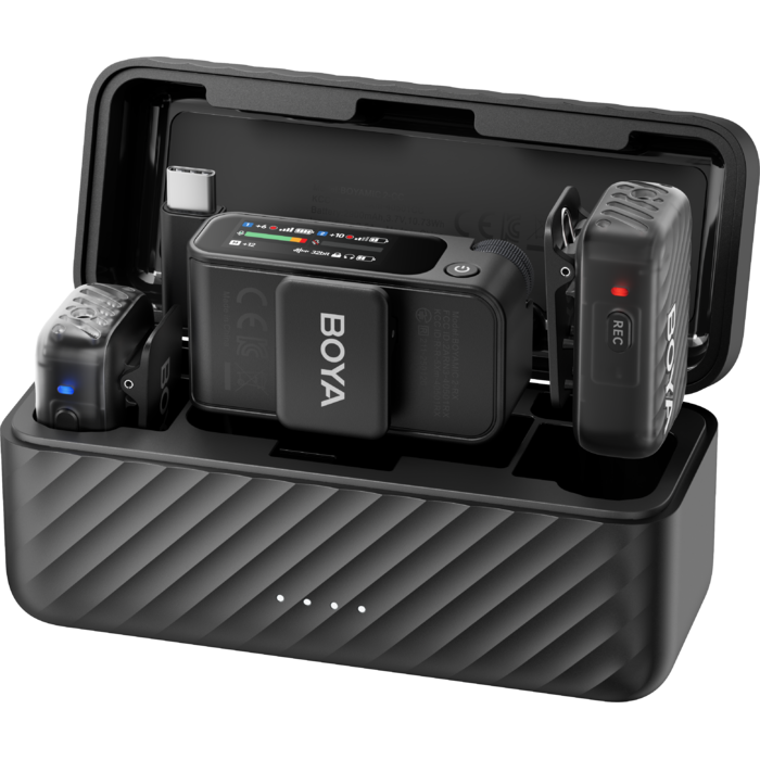 Бездротовий мікрофон BOYA MIC 2-02 Type-C/TRS Black