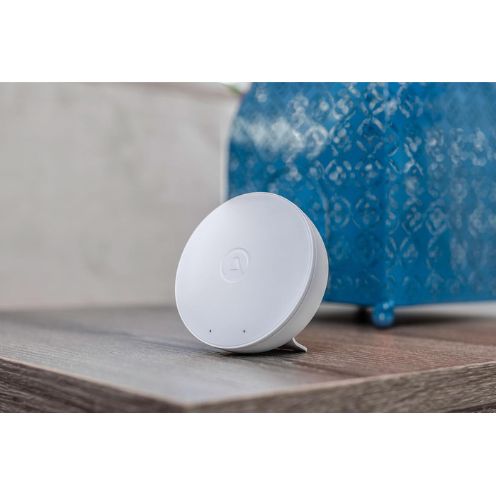 Airthings Wave Mini – компактний датчик якості повітря: температура, вологість, VOCs, ризик плісняви