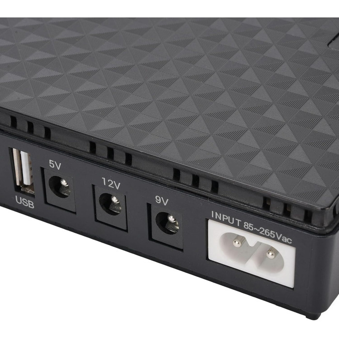 Портативний Mini UPS - Джерело живлення для роутера/модема/камери з батареєю, безперебійне живлення (EU-штекер 85-265V)