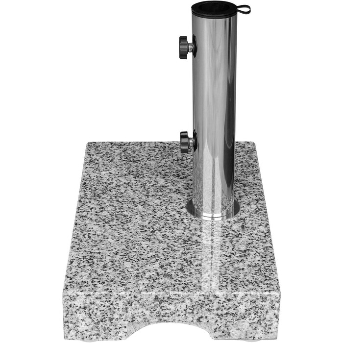 Підставка для парасольки Anndora Granit 25 кг, для балкона, діаметр стієна до 48 мм (світло-сірий)