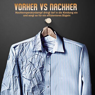 Відпарювач для одягу Raelunyi 1300W, портативний, чорний - для дому, подорожей та офісу