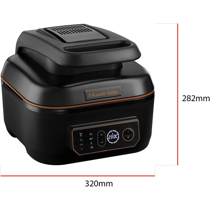 Фритюрниця Russell Hobbs SatisFry XL 5.5л з Rapid Air: гриль, мультиварка, повільне приготування, випікання